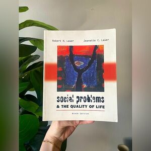 Social Problems & The Quality of Life Ninth Edition Textbook w/ CD by Lauer
